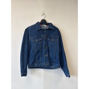 Vintage J.G. Hook Jacket Womens Medium Blue Denim Mickey Mouse Sequin Disney